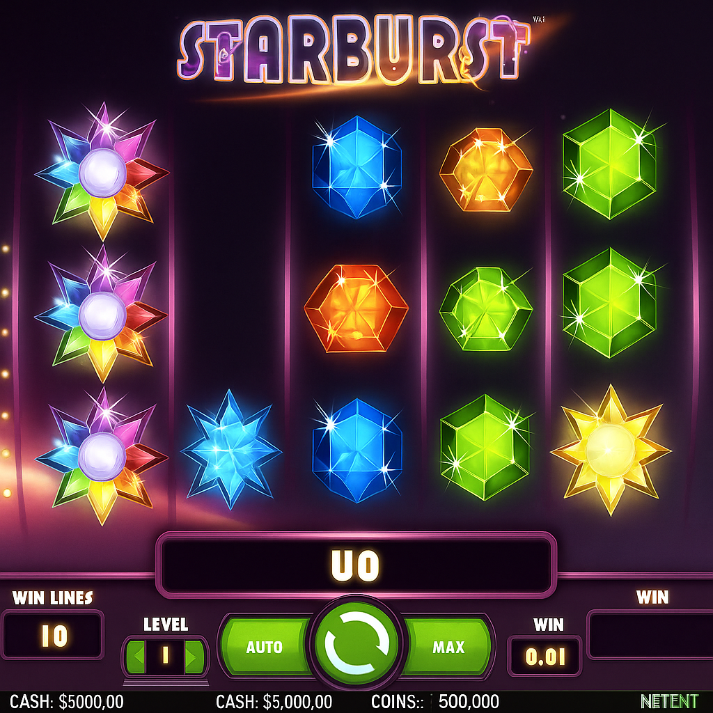 Gambiva - Starburst Slot Game